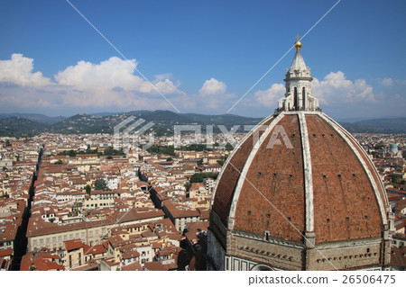 Cathedral of Santa Maria del Fiore and the city of Florence Cathedral of Santa Maria del Fiore and the city of Florence 26506475