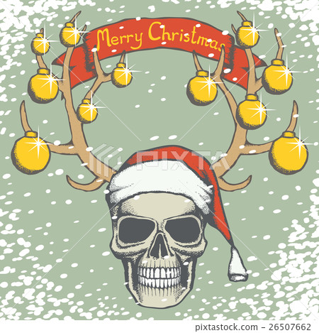 Vector skull illustration 26507662