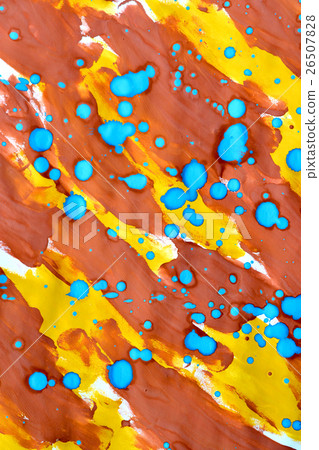 abstract background yellow brown strokes of paint 26507828