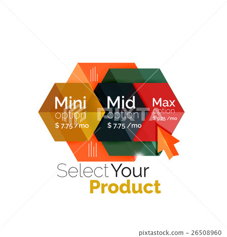 Option select template - Stock Illustration [26508960] - PIXTA