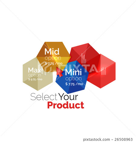 Option select template - Stock Illustration [26508963] - PIXTA