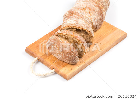 sliced bread on cutting board sliced bread on cutting board 26510024