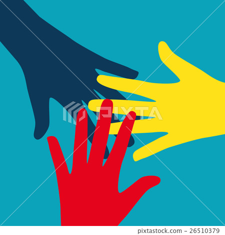 Teamwork, Community, Social Design Flat Concept 26510379