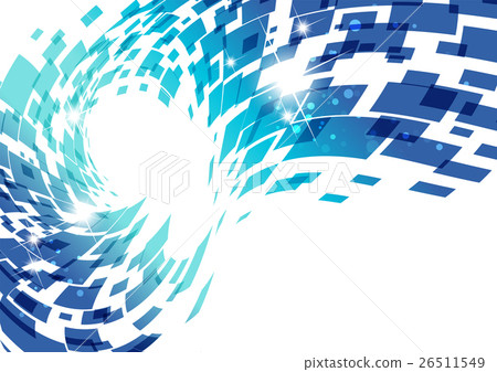 Blue geometry background 26511549