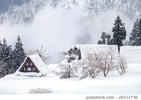 Gokayama village of winter World cultural heritage Gokayama village of winter World cultural heritage 26512736