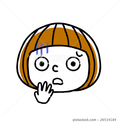 Girls, face, facial expression: despair, horrible 26514184