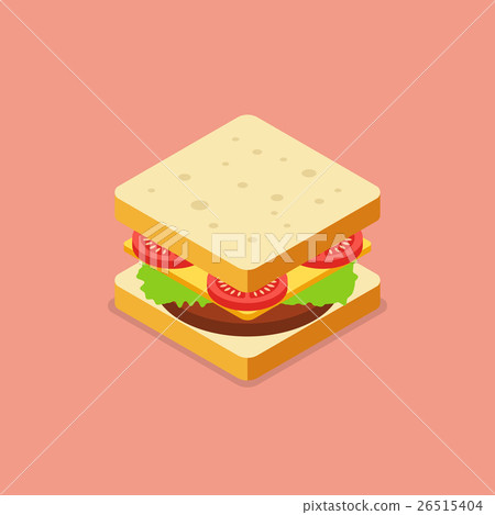Sandwich isometric style Sandwich isometric style 26515404