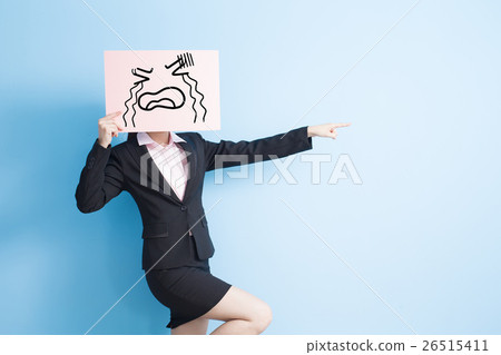 business woman take billboard business woman take billboard 26515411