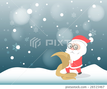 Santa Claus Double Checking His List Stock Illustration 26515467 Pixta