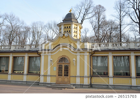 Poultry yard building in Summer Garden. Poultry yard building in Summer Garden. 26515703