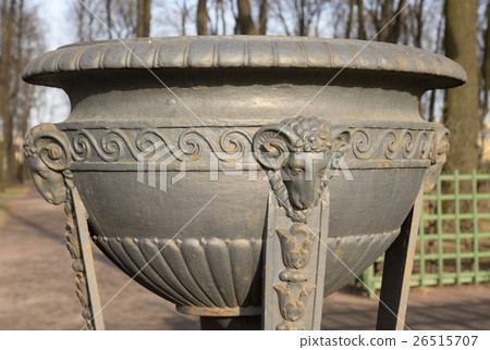 Vase in Summer garden. Vase in Summer garden. 26515707