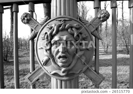 Fragment of the fence of Summer Garden. Fragment of the fence of Summer Garden. 26515770