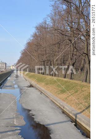 Summer Garden and Swan Canal in St.Petersburg. 26515771