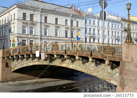 Big Stables Bridge across the Moika River. 26515773