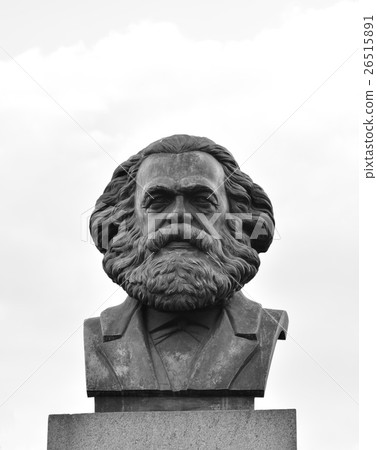 Statue of Karl Marx in St.Petersburg. 26515891