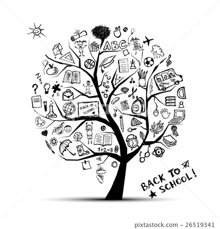 Tree of knowledge, concept of school for your 26519341