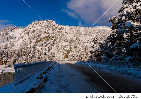 Bridge, Altai, Siberia Bridge, Altai, Siberia 26519703