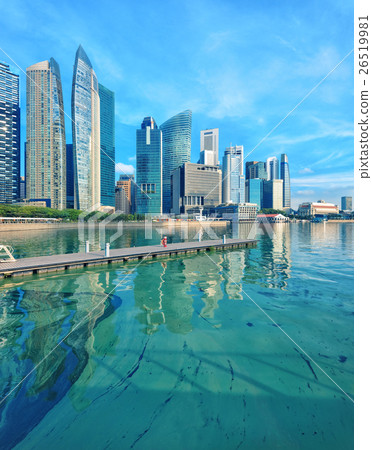 View of central Singapore skyline View of central Singapore skyline 26519981