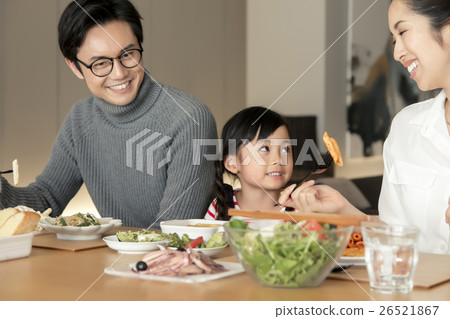 Family eating Family eating 26521867