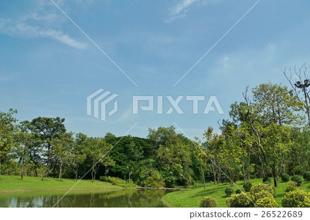 女王詩麗吉公園在曼谷在曼谷，泰國 26522689