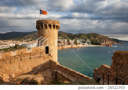 Tossa de Mar on Costa Brava in Spain 26522703