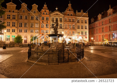 Old Town of Gdansk by Night in Poland Old Town of Gdansk by Night in Poland 26522723