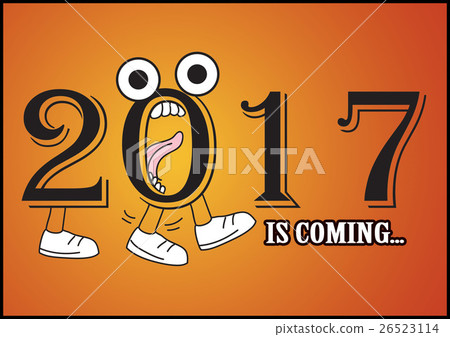 Happy New Year 2017 background. 26523114