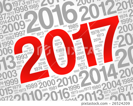 2017 Happy New Year and previous years 2017 Happy New Year and previous years 26524209