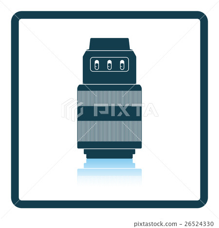 Icon of photo camera zoom lens Icon of photo camera zoom lens 26524330
