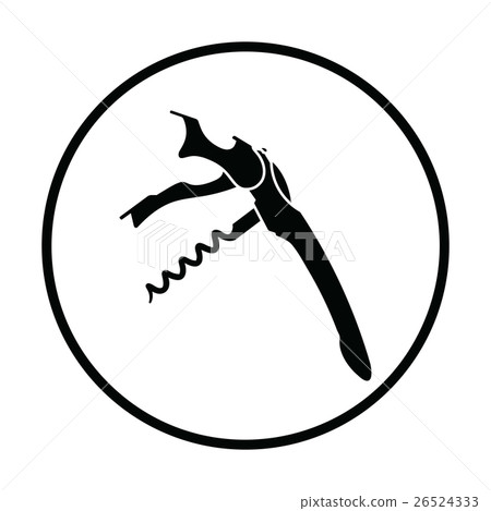 Waiter corkscrew icon Waiter corkscrew icon 26524333