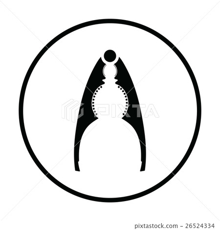 Nutcracker pliers icon 26524334