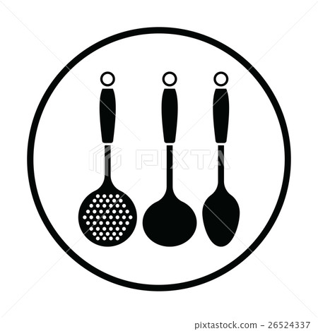 Ladle set icon Ladle set icon 26524337