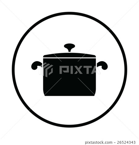 Kitchen pan icon Kitchen pan icon 26524343