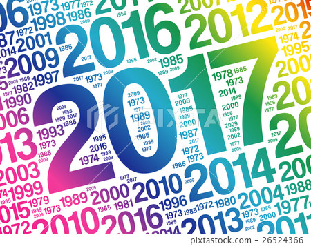 2017 Happy New Year and previous years 26524366