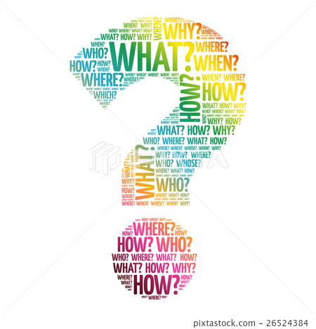 Question mark, Question words concept Question mark, Question words concept 26524384