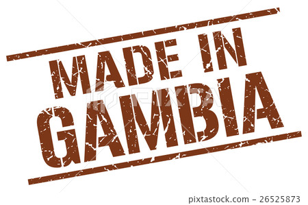 made in Gambia stamp made in Gambia stamp 26525873