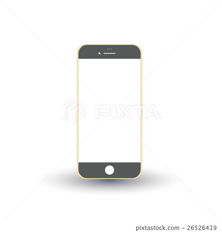 Modern simple flat telephone icon 26526419