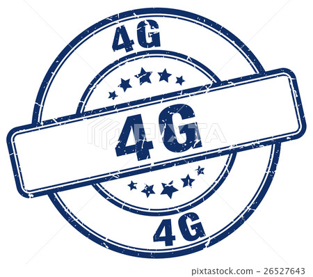 4g blue grunge stamp 4g blue grunge stamp 26527643