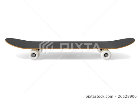 3d rendering skateboard deck isolated on white 26528906
