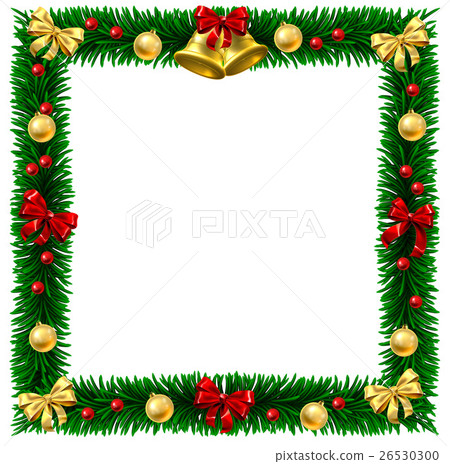 Christmas Wreath Border Frame Christmas Wreath Border Frame 26530300