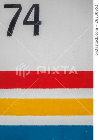 Number 74 plaque Number 74 plaque 26530953
