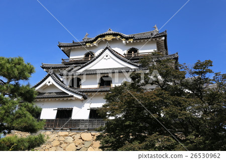 Hikone castle in autumn Hikone castle in autumn 26530962