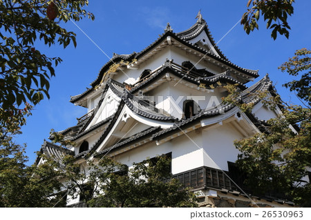 Hikone castle in autumn Hikone castle in autumn 26530963