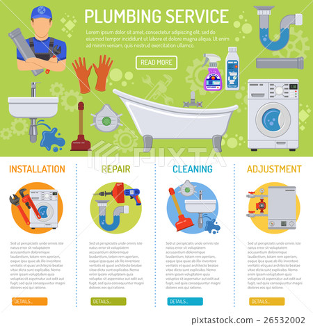 Plumbing Service infographics 26532002