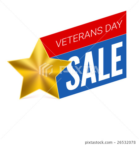 Veterans day sale banner template. Vector Veterans day sale banner template. Vector 26532078