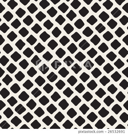 Vector Seamless Black and White Hand Drawn 26532691