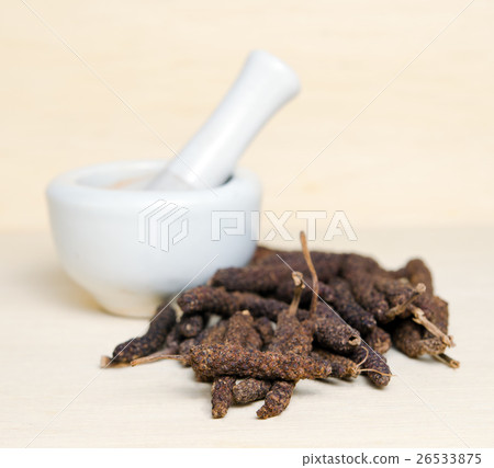 Long pepper or Pipli or Dipli (Piper longum) Long pepper or Pipli or Dipli (Piper longum) 26533875