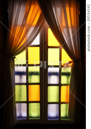 Stained glass window 26534342