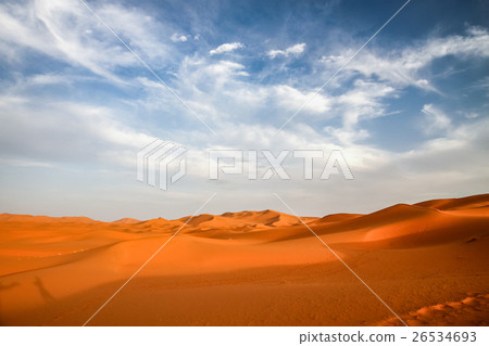Stunning sand dunes of Merzouga 26534693