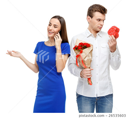Happy couple on Valentines day 26535603